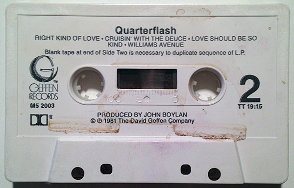 Quarterflash - Quarterflash (Cass, Album) (Near Mint (NM or M-)) - Image 5