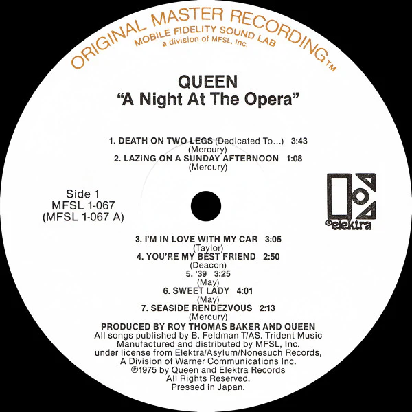 Queen - A Night At The Opera (LP, Album, Ltd, RE, RM) (Near Mint (NM or M-)) - Image 4
