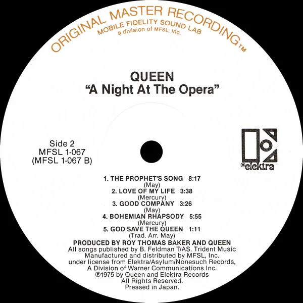 Queen - A Night At The Opera (LP, Album, Ltd, RE, RM) (Near Mint (NM or M-)) - Image 5