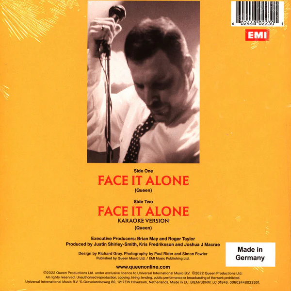 Queen - Face It Alone (7", Single) (Mint (M)) - Image 3