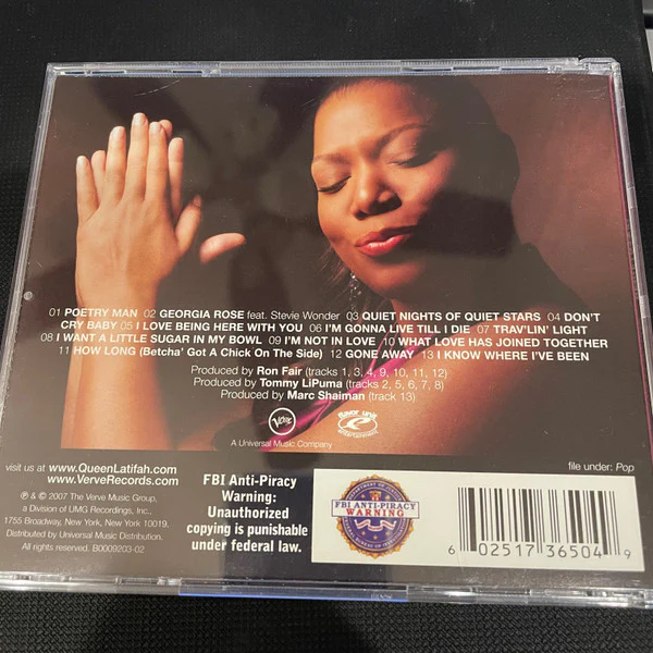 Queen Latifah - Trav'lin' Light (CD, Album) (Near Mint (NM or M-)) - Image 5
