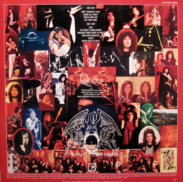 Queen - Queen (LP, Album, RP, CTH) (Very Good Plus (VG+)) - Image 2