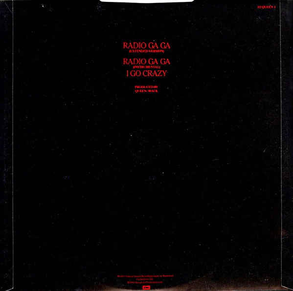 Queen - Radio Ga Ga (12", Single) (Near Mint (NM or M-)) - Image 2