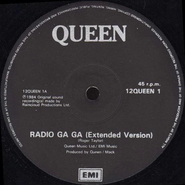 Queen - Radio Ga Ga (12", Single) (Near Mint (NM or M-)) - Image 3