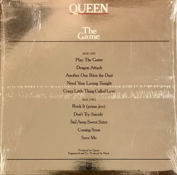 Queen - The Game (LP, Album, SP ) (Very Good Plus (VG+)) - Image 2