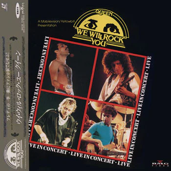 Queen - We Will Rock You (Laserdisc, 12", RE, NTSC) (Near Mint (NM or M-))