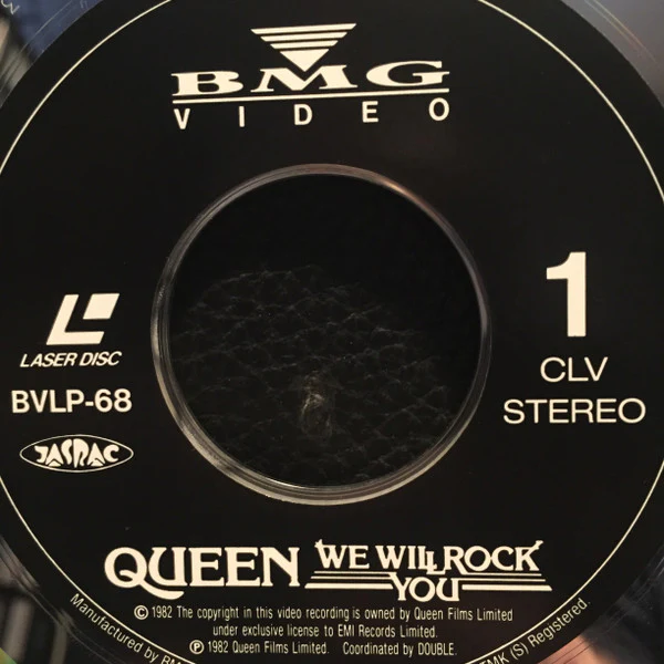 Queen - We Will Rock You (Laserdisc, 12", RE, NTSC) (Near Mint (NM or M-)) - Image 4