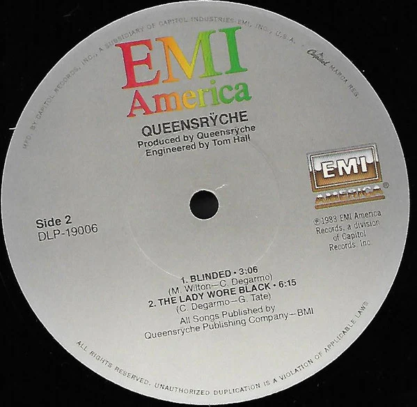 Queensrÿche - Queensrÿche (12", EP, Jac) (Near Mint (NM or M-)) - Image 4