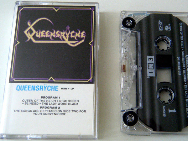 Queensrÿche - Queensrÿche (Cass, EP, Dol) (Near Mint (NM or M-)) - Image 2