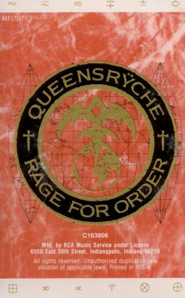 Queensrÿche - Rage For Order (Cass, Album, Club, Dol) (Very Good Plus (VG+))