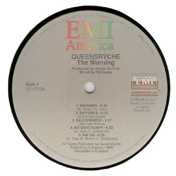 Queensrÿche - The Warning (LP, Album, Win) (Very Good Plus (VG+)) - Image 5