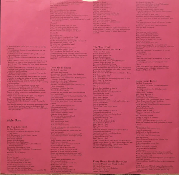 Quincy Jones Presents Patti Austin - Every Home Should Have One (LP, Album, Win) (Very Good (VG)) - Image 5