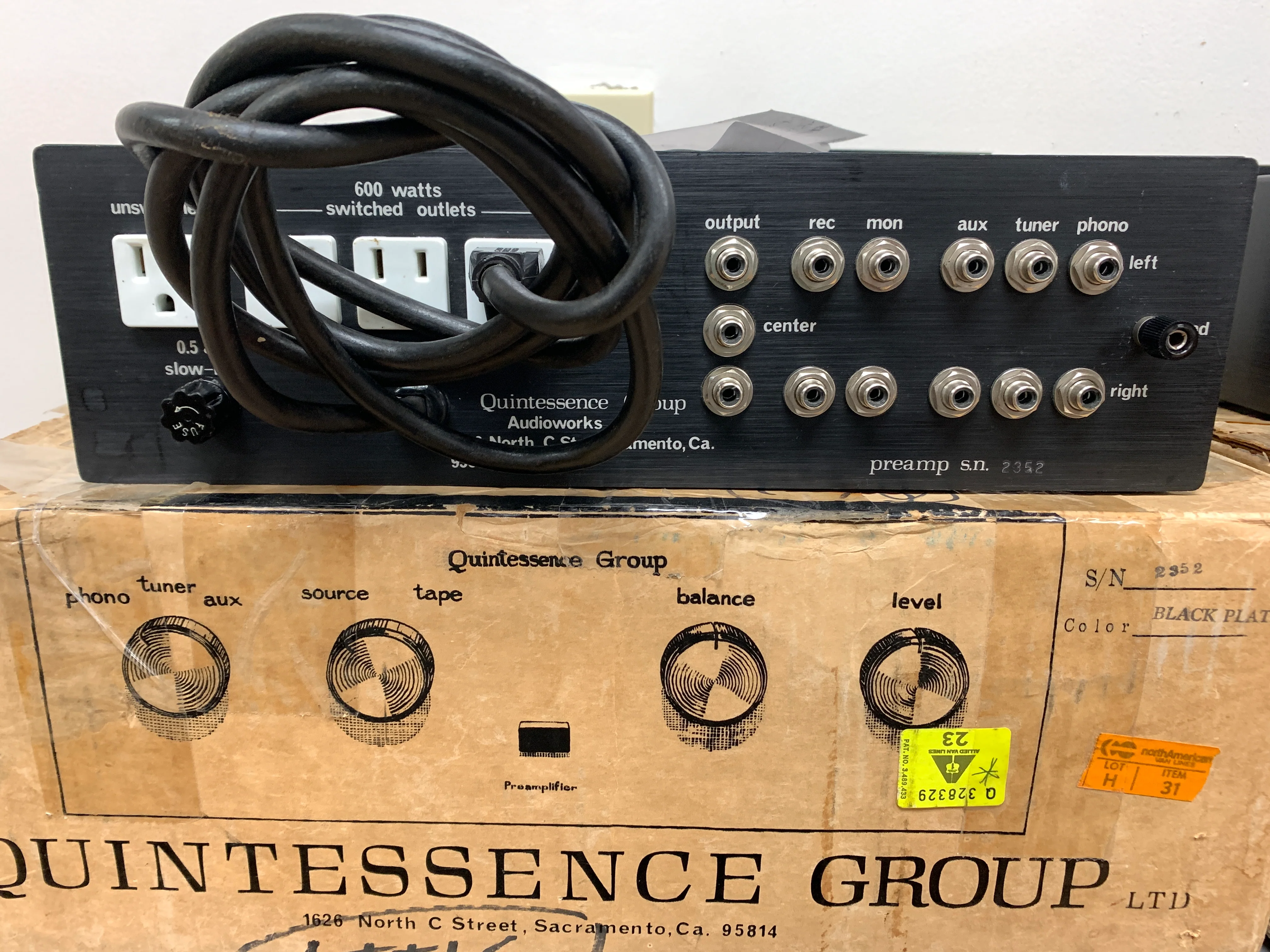 Quintessence Group Preamp *box - Image 7