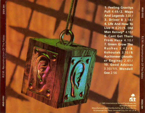 R.E.M. - Fables Of The Reconstruction (CD, Album) (Very Good Plus (VG+)) - Image 2