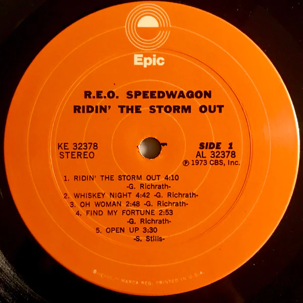 REO Speedwagon - Ridin' The Storm Out (LP, Album, Ter) (Very Good (VG)) - Image 3