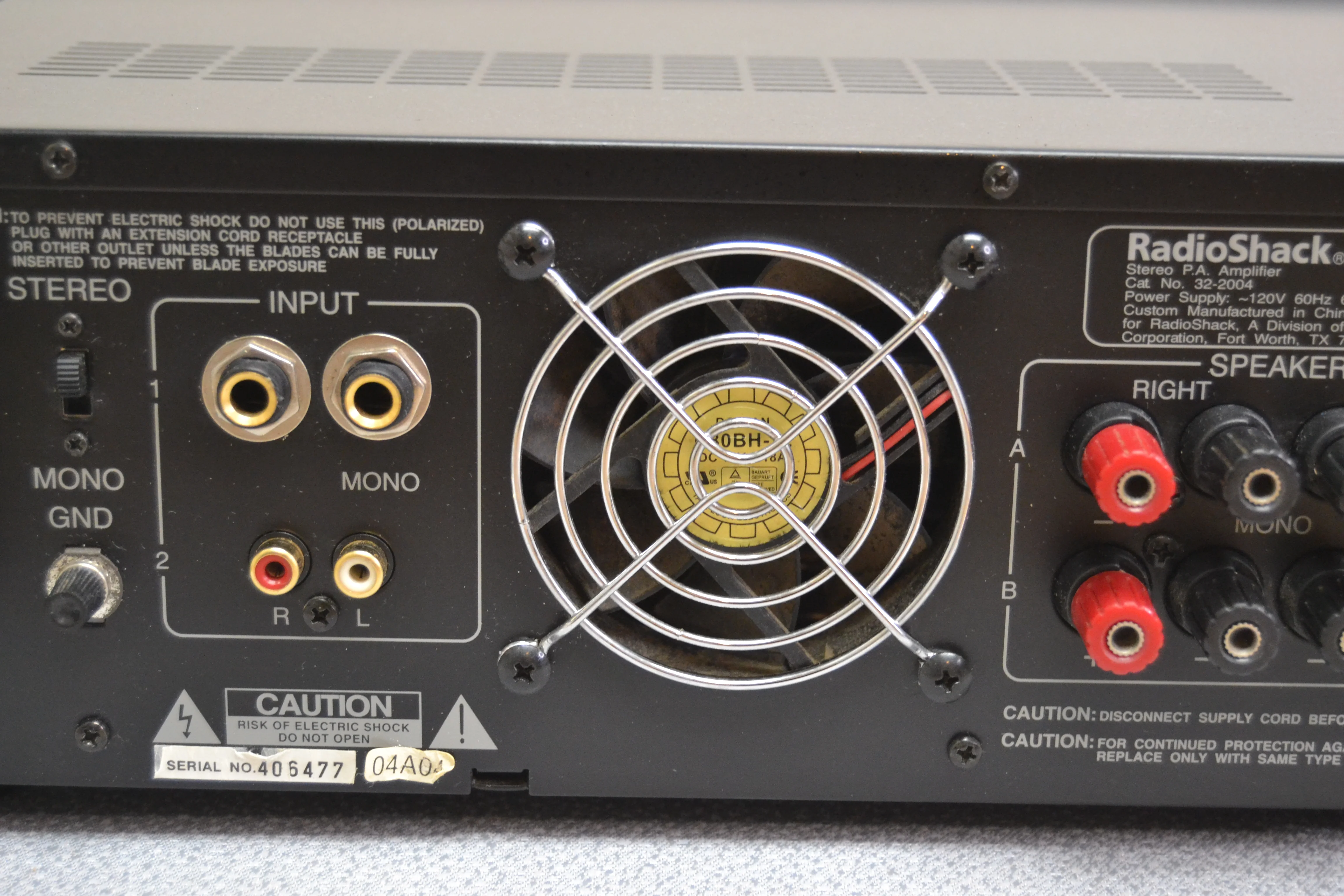 Radio Shack MPA-250 Stereo Power Amplifier - Image 10