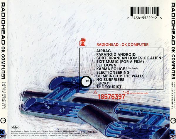 Radiohead - OK Computer (CD, Album) (Very Good Plus (VG+)) - Image 2