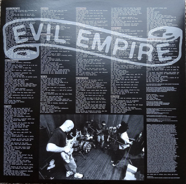 Rage Against The Machine - Evil Empire (LP, Album, RE, RM, 180) (Near Mint (NM or M-)) - Image 5