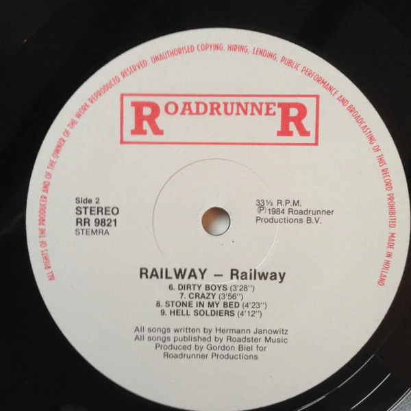 Railway - Railway (LP, Album) (Near Mint (NM or M-)) - Image 4