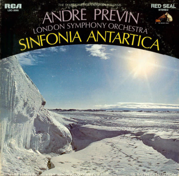 Ralph Vaughan Williams, André Previn, London Symphony Orchestra, Heather Harper, The Ambrosian Singers, Ralph Richardson - Sinfonia Antartica (LP) (Near Mint (NM or M-))