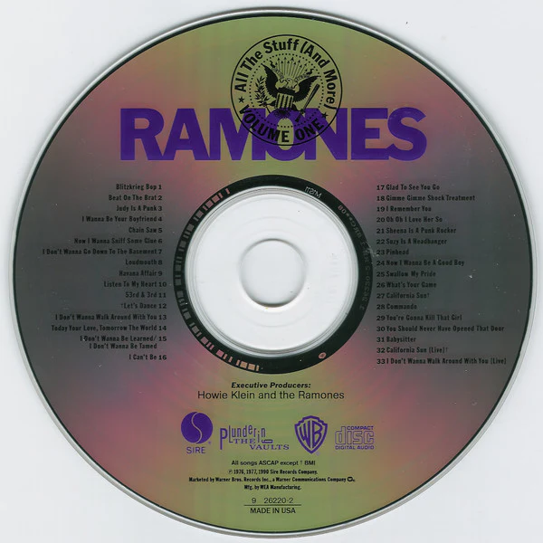 Ramones - All The Stuff (And More) - Vol. 1 (CD, Comp) (Near Mint (NM or M-)) - Image 4