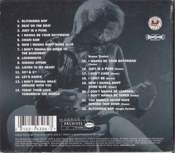 Ramones - Ramones (CD, Album, RE, RM) (Near Mint (NM or M-)) - Image 2