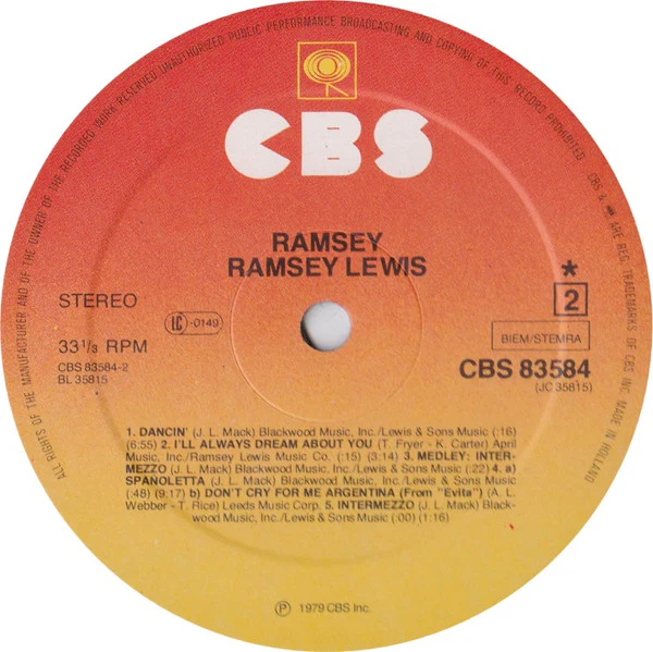 Ramsey Lewis - Ramsey (LP, Album) (Very Good (VG)) - Image 3