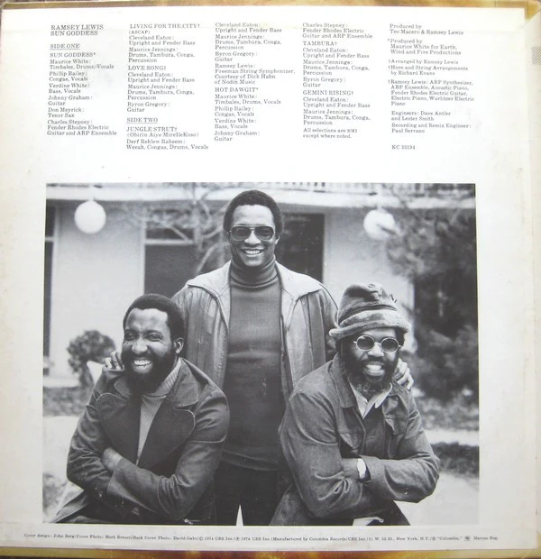 Ramsey Lewis - Sun Goddess (LP, Album, Pit) (Very Good Plus (VG+)) - Image 2