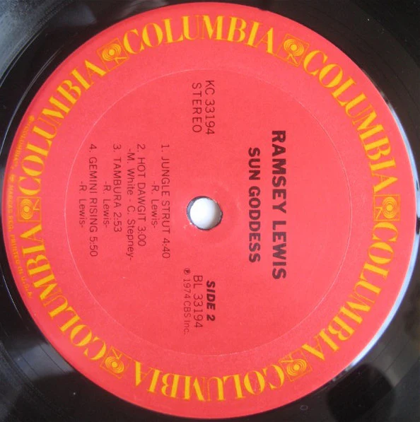 Ramsey Lewis - Sun Goddess (LP, Album, Pit) (Very Good Plus (VG+)) - Image 4