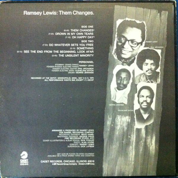 Ramsey Lewis - Them Changes (LP, Album, Ter) (Very Good Plus (VG+)) - Image 2