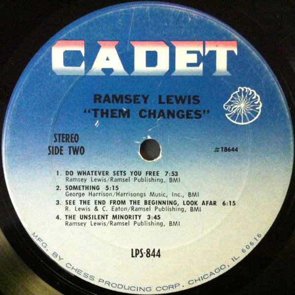 Ramsey Lewis - Them Changes (LP, Album, Ter) (Very Good Plus (VG+)) - Image 4