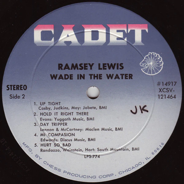 Ramsey Lewis - Wade In The Water (LP, Album, Ter) (Very Good (VG)) - Image 4