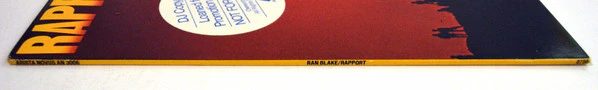 Ran Blake - Rapport (LP, Album) (Very Good (VG)) - Image 3