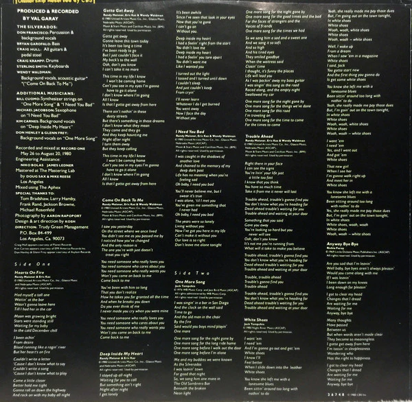 Randy Meisner - One More Song (LP, Album, Pit) (Very Good Plus (VG+)) - Image 5