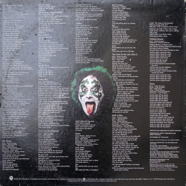Randy Newman - Born Again (LP, Album, Win) (Very Good Plus (VG+)) - Image 2