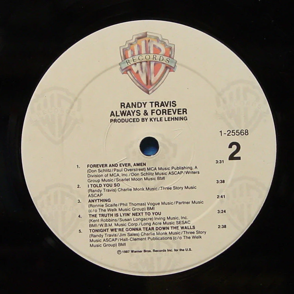 Randy Travis - Always & Forever (LP, Album, Spe) (Near Mint (NM or M-)) - Image 4