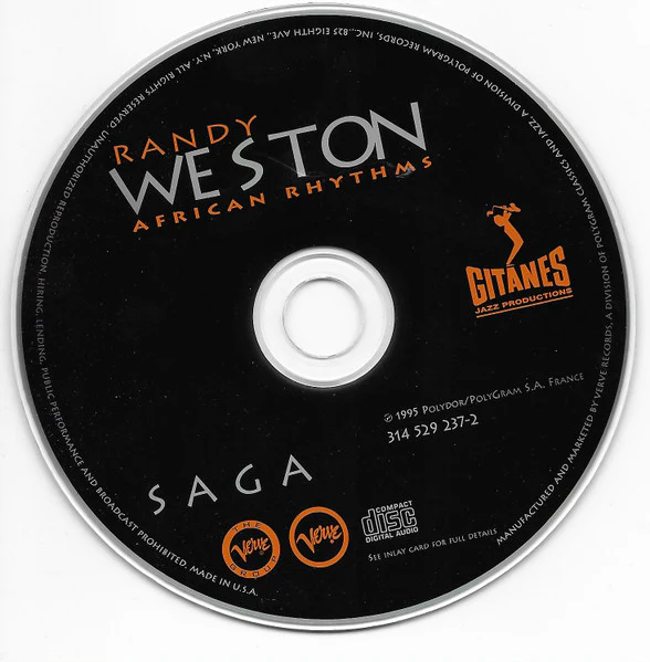 Randy Weston's African Rhythms - Saga (CD, Album) (Very Good Plus (VG+)) - Image 4