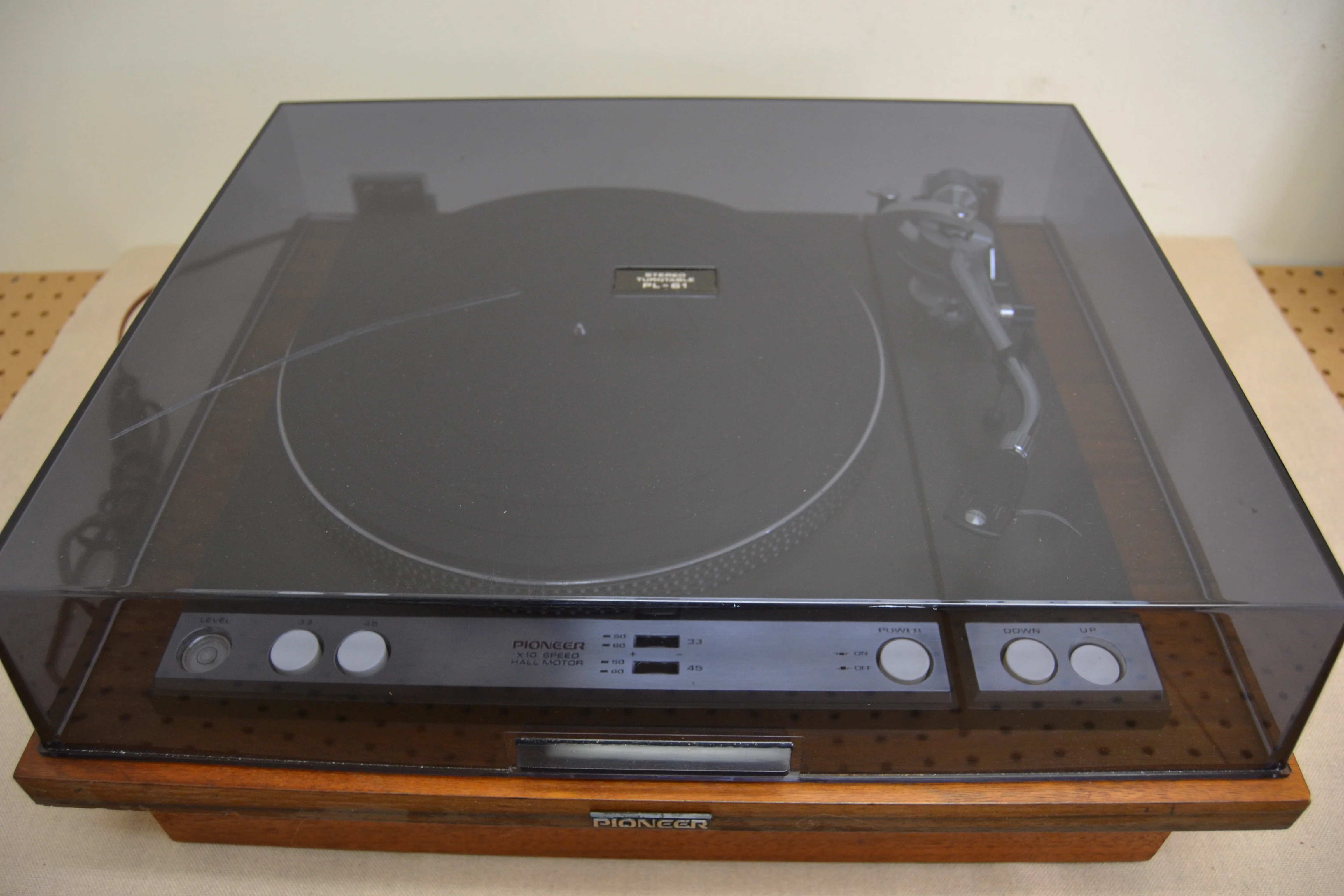 RARE Pioneer PL-61 Professional Belt Drive Turntable * 1972 * Needs Cartridge - Image 14
