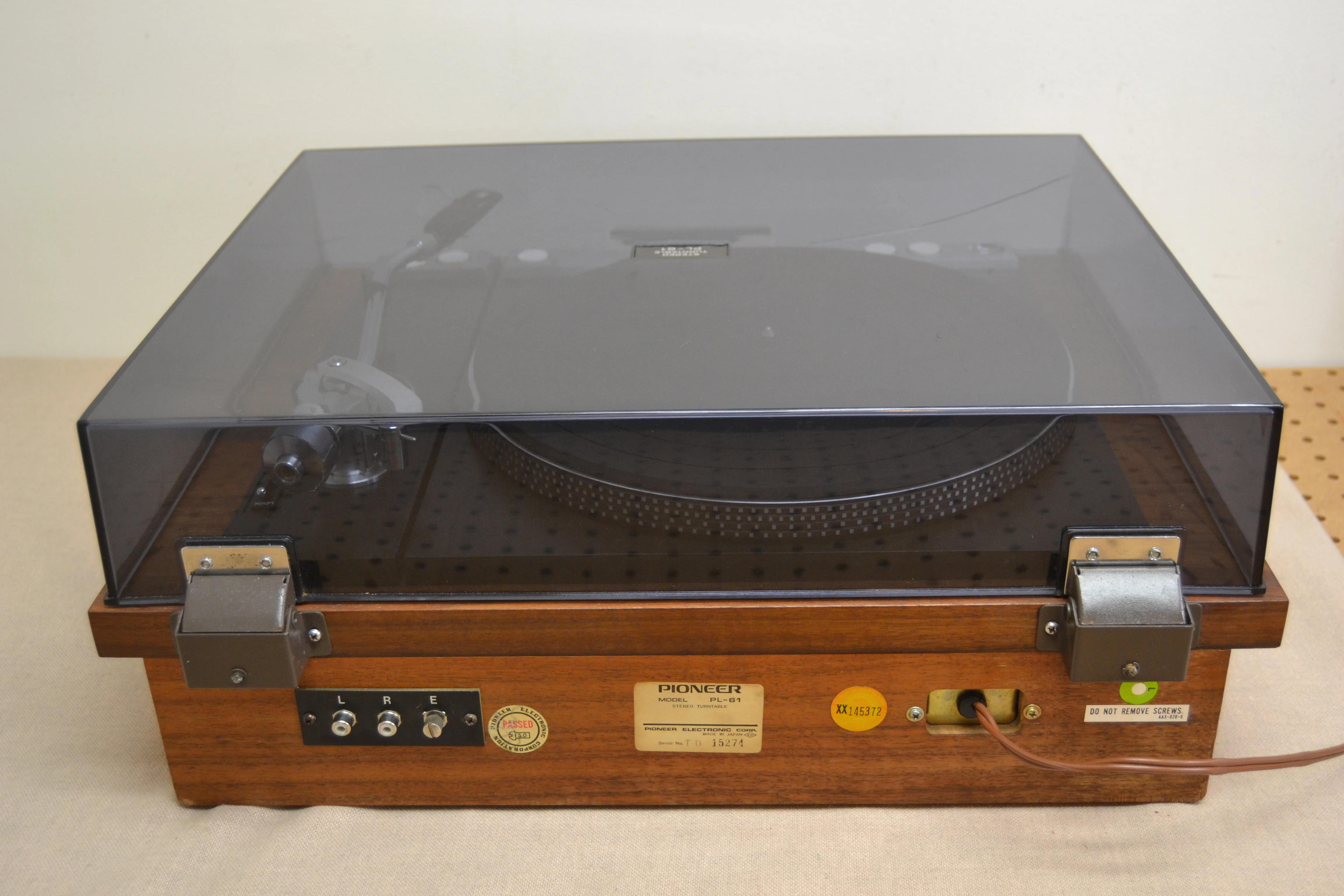 RARE Pioneer PL-61 Professional Belt Drive Turntable * 1972 * Needs Cartridge - Image 17