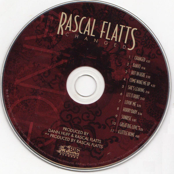 Rascal Flatts - Changed (CD, Album) (Mint (M)) - Image 5