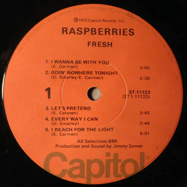 Raspberries - Fresh (LP, Album, Win) (Very Good Plus (VG+)) - Image 3
