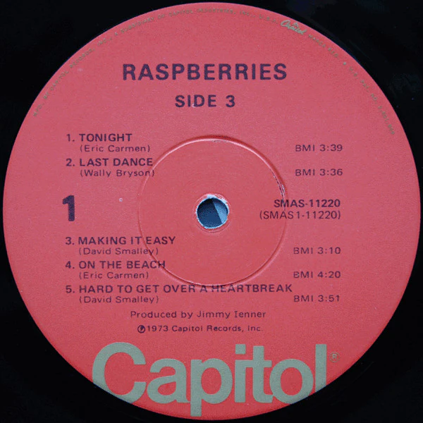 Raspberries - Side 3 (LP, Album, Win) (Very Good (VG)) - Image 4
