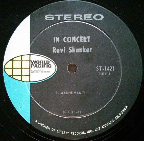 Ravi Shankar - In Concert (LP, Album, RP, Roc) (Good Plus (G+)) - Image 3