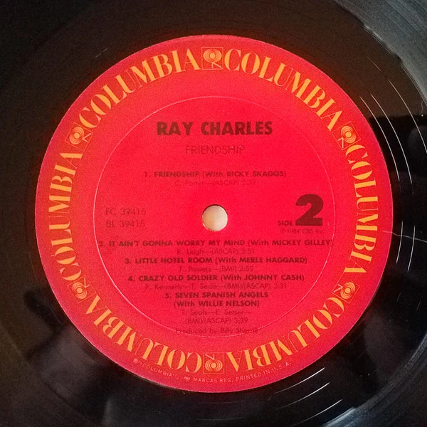 Ray Charles - Friendship (LP, Album, Pit) (Near Mint (NM or M-)) - Image 4