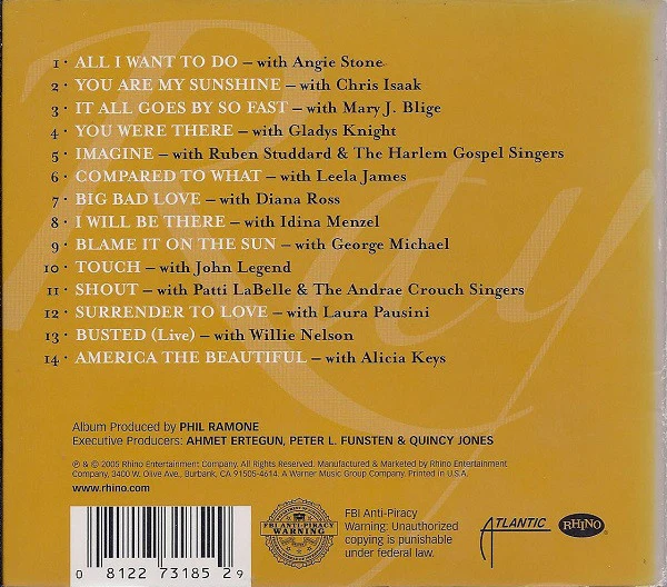 Ray Charles - Genius & Friends (CD, Album, Dig) (Very Good Plus (VG+)) - Image 3