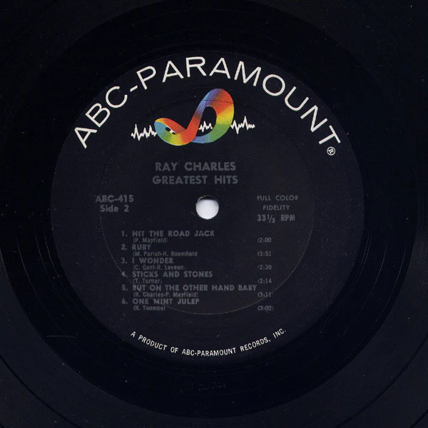 Ray Charles - Greatest Hits (LP, Comp, Mono, Ter) (Very Good Plus (VG+)) - Image 4
