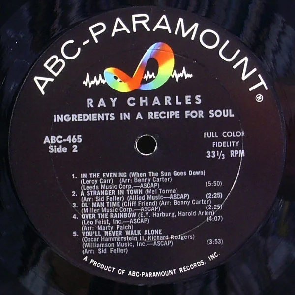 Ray Charles - Ingredients In A Recipe For Soul (LP, Album, Mono) (Very Good Plus (VG+)) - Image 5