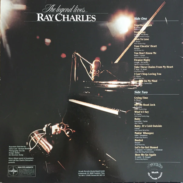 Ray Charles - The Legend Lives... (LP, Comp, Gat) (Mint (M)) NEW & SEALED - Image 2
