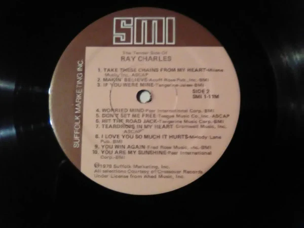 Ray Charles - The Tender Side Of Ray Charles (LP, Comp) (Very Good (VG)) - Image 4
