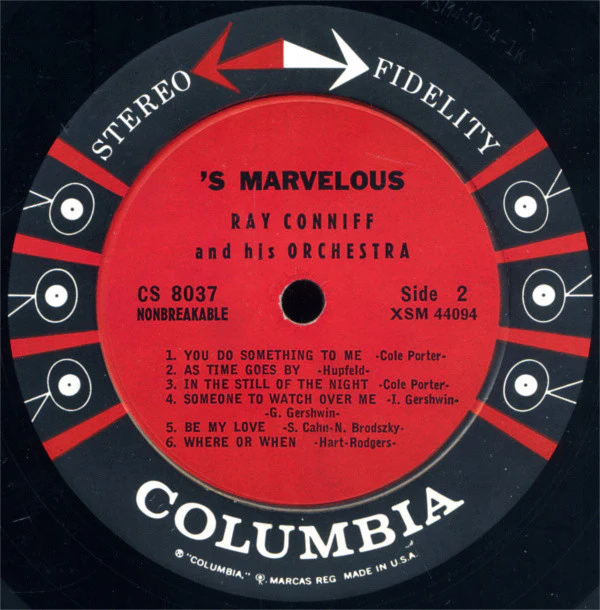 Ray Conniff & His Orchestra - 'S Marvelous (LP, Album) (Very Good Plus (VG+)) - Image 4